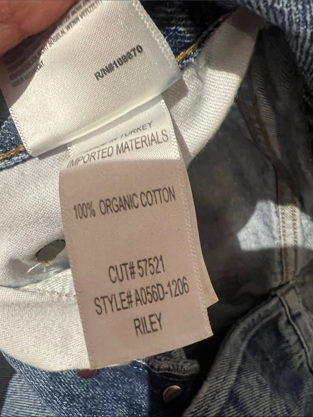 Agolde medium Wash RILEY Blue Denim Jeans size 31. Worn twice. - Picture 12 of 15